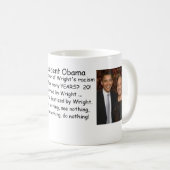 Obama/Rev Wright Kaffeetasse (VorderseiteRechts)