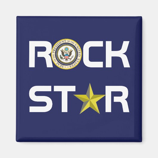 Obama - Rock Star Magnet (Vorne)