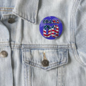 OBAMA-ROTER WEISSER UND BLAUER KNOPF BUTTON (Beispiel)
