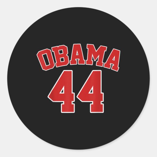 Obama Runder Aufkleber (Vorderseite)