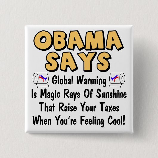 Obama sagt button (Vorderseite)