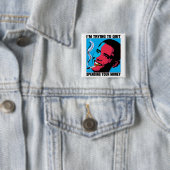 Obama sagt: Ich versuche, Knopf zu verlassen Button (Beispiel)