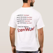 Obama ScamWow! T-Shirt (Rückseite)
