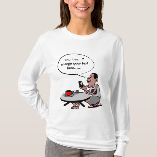 Obama-Schablone T-Shirt (Vorderseite)