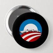 Obama-Schafe Button (Vorne & Hinten)