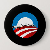 Obama-Schafe Button (Vorderseite)