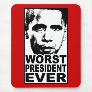 Obama-schlechtester Präsident Ever Mousepad