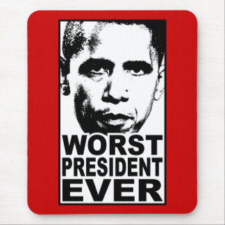 Obama-schlechtester Präsident Ever Mousepad