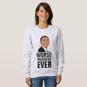 OBAMA, Schlimmeres Präsident je T - Shirt (Vorne ganz)