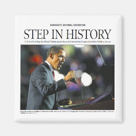 Obama: Schritt in der Geschichte Magnet