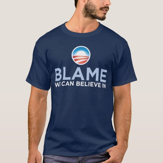 Obama - Schuld, die wir an T - Shirt glauben (Vorderseite)