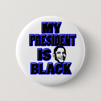Obama-schwarzer Präsident Button