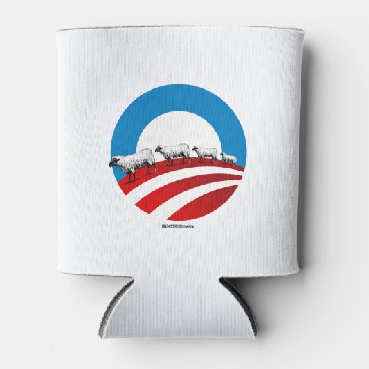 Obama Sheep Dosenkühler (Vorderseite)