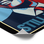 Obama Shirt immer noch mein Typ Barack Obama Gesch Poster (Ecke)