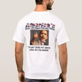 Obama-Shirt T-Shirt (Rückseite)