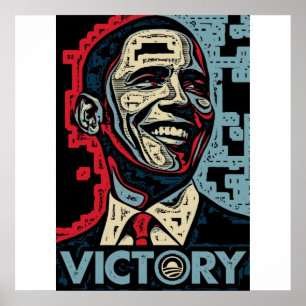 Obama Sieg Poster