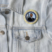 Obama-Siegel-Blau Button (Beispiel)