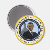 Obama Siegel Blue Magnet (Vorderseite/Rückseite)