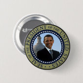 Obama-Siegel-Gold Button (Vorne & Hinten)