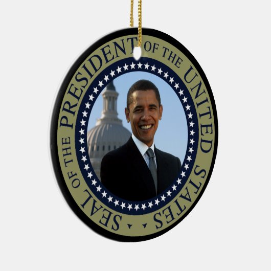 Obama-Siegel-GoldpräsidentenSiegel Keramikornament (Rechts)