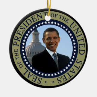 Obama-Siegel-GoldpräsidentenSiegel Keramikornament