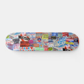 Obama Sigs of Hope Skateboard (Horizontal)