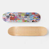 Obama Sigs of Hope Skateboard (Horizontal)