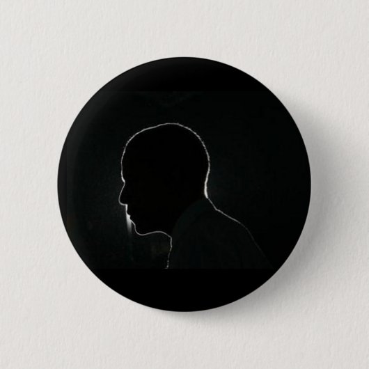 Obama-Silhouette Button (Vorderseite)