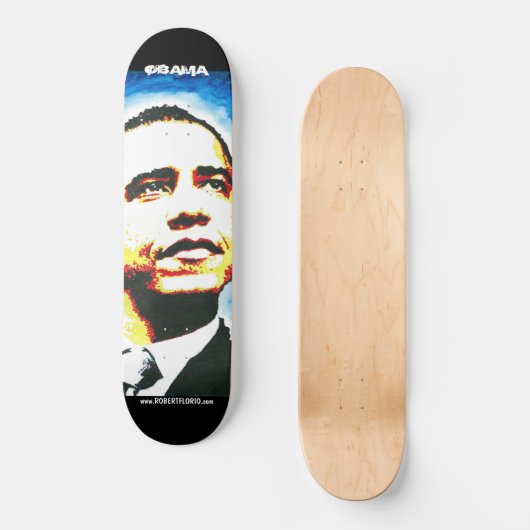 Obama Skateboard Der Mann (Vorderseite)