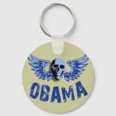 Obama Skull Design Schlüsselanhänger (Vorderseite)