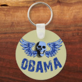 Obama Skull Design Schlüsselanhänger (Vorderseite)
