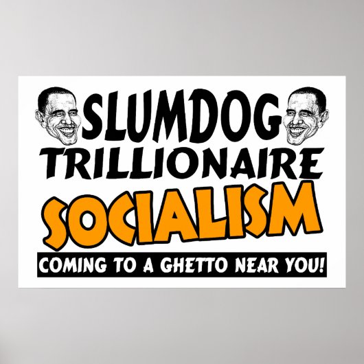 Obama: Slumdog Trillionaire Poster (Vorne)