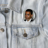 obama_smoking, Obamas Gesundheitswesenplan Button (Beispiel)