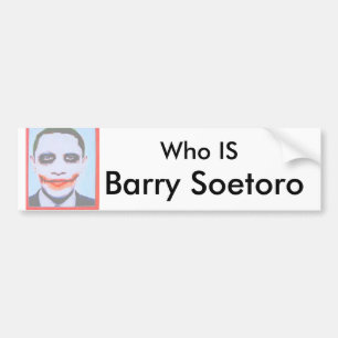 Obama-socialism_0_white, das IST, Barry Soetoro Autoaufkleber