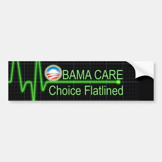 Obama-Sorgfalt Autoaufkleber (Vorne)