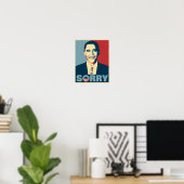 Obama Sorry Poster (Heimbüro)