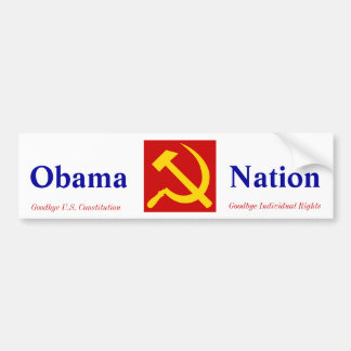 Obama-Sozialist Autoaufkleber