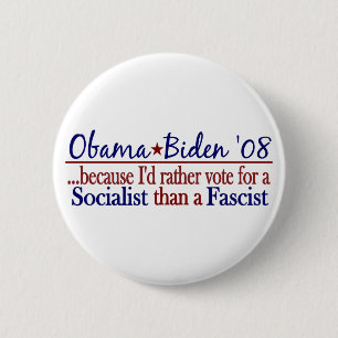 Obama-Sozialist Button