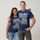 Obama-Spielstandskarte - Schuld Bush T-Shirt (Unisex)
