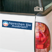 Obama - Sprechen Sie Österreicher? Autoaufkleber (Auf Lkw)