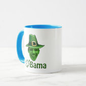Obama St Patricks Day Tasse (Vorderseite Links)