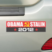 OBAMA - STALIN 2012 AUTOAUFKLEBER (Auf Auto)
