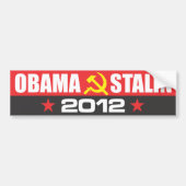 OBAMA - STALIN 2012 AUTOAUFKLEBER (Vorne)