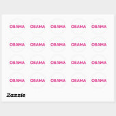 Obama Starry Lights Sticker! Runder Aufkleber (Blatt)