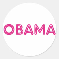 Obama Starry Lights Sticker!