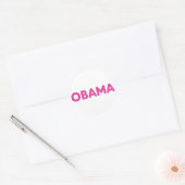 Obama Starry Lights Sticker! Runder Aufkleber (Umschlag)