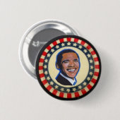 Obama stars&stripes button (Vorne & Hinten)