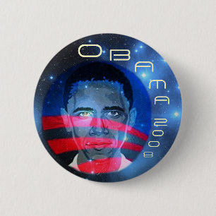 Obama-Stern-Kinderknopf Button