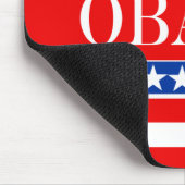 Obama - Sterne und Streifen Mousepad (Ecke)