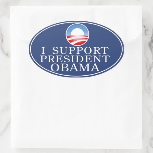 Obama Sticker (Tasche)